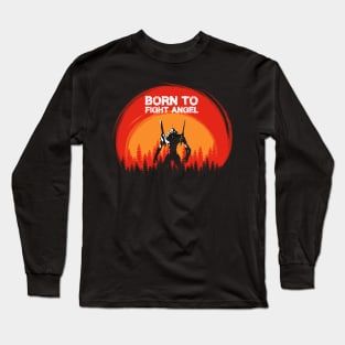 Born To Fight Angel Long Sleeve T-Shirt